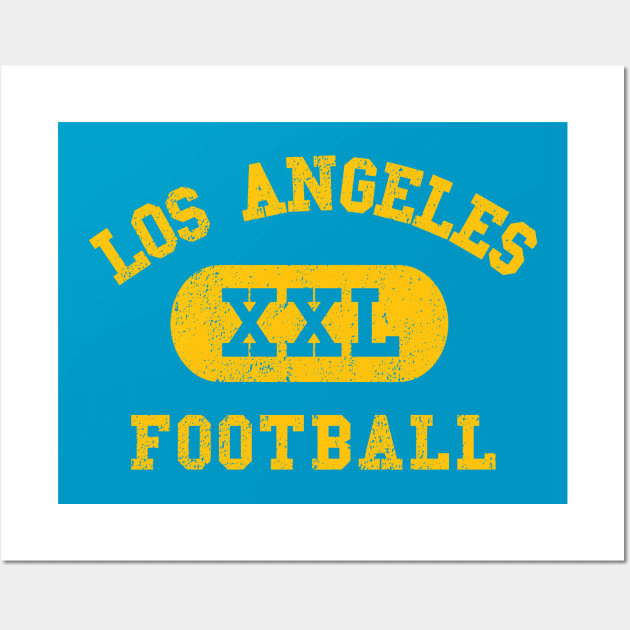 Los Angeles Football V Wall Art by sportlocalshirts